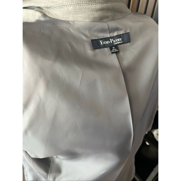 Evan Picone gray blazer size 10 stylish work attire office wear - Picture 3 of 6